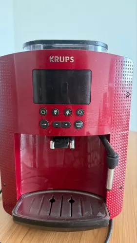Cafeteira Automática Krups Vermelha