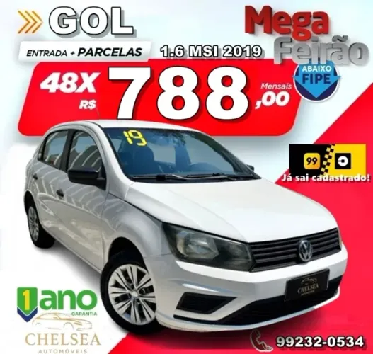Volkswagen Gol Geração VII MSI 1.6 8V Flex Mec. 4P 2019