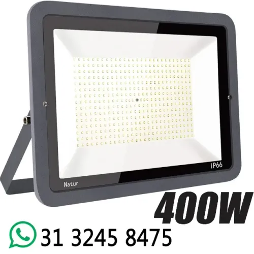 Refletor LED 400W Holofote Externo Bivolt