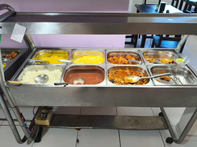 Balcões Self Service quente e frio