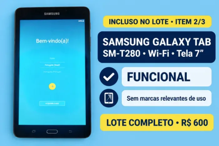 Lote com Zenfone & Galaxy Tab - 2 aparelhos