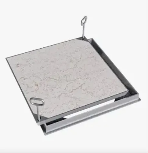 Tampão em Alumínio para colocar Piso 60x60 (REBAIXO)