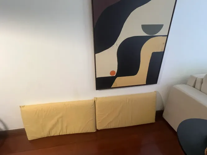 Par de almofadas grandes em ótimo estado de conservação