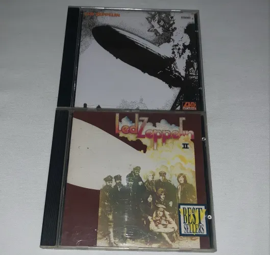 2 CDs Led Zeppelin I e II impecáveis