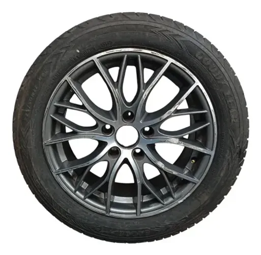 Roda com Pneu Semi Novo BMW 320i 2014 2015 225/50 R17 Cor Cinza