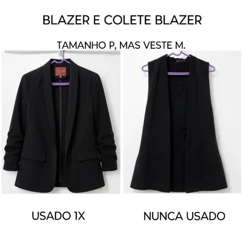 Blazer e Colete Blazer