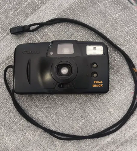 Câmera Analógica Canon Prima Quick (Funcionando) Retro