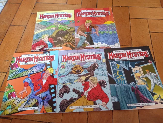 Lote de hqs Martin Mystere mythos editora 1 a 5