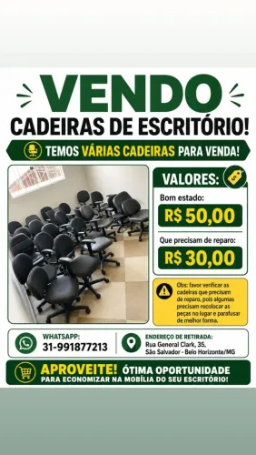 Móveis de escritório!