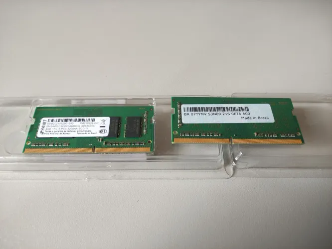 2 Memórias RAM Smart 4GB DDR4 3200 MHZ para notebook 
