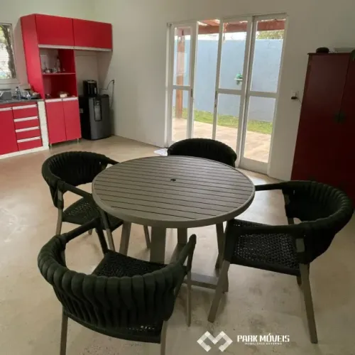 CONJUNTO DE MESA EM TRICÔ NÁUTICO
