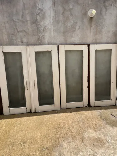Janelas de madeira pau?darco com vidro