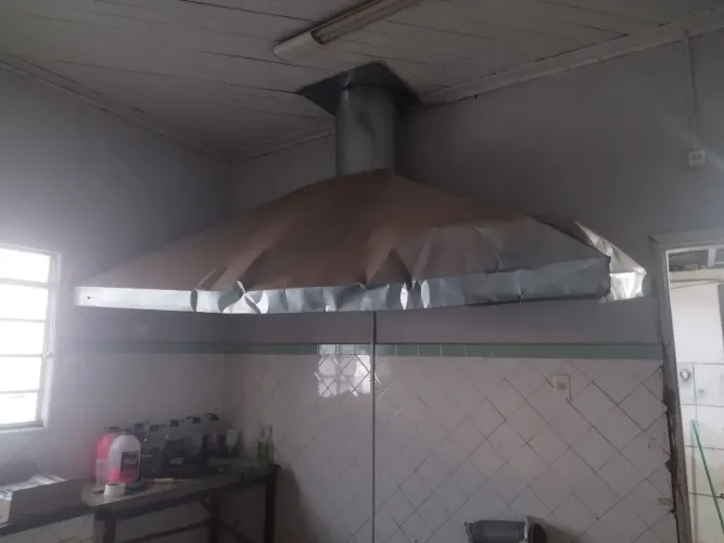 Coifa cozinha industrial 300x100 exaustor 