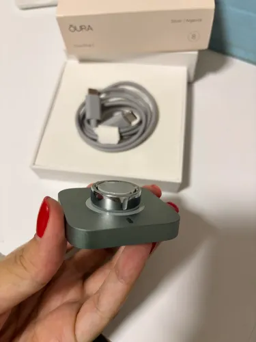 Oura ring 5 prata tamanho 8