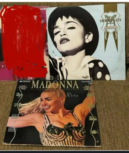 Ld Laserdisc Madonna Immaculate Collection Blond Ambition
