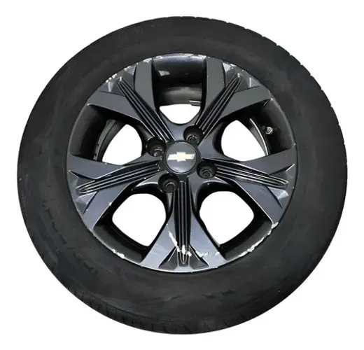 Roda Aro 15 C/pneu Chevrolet Onix 2020 A 2024 C/detalhe Grafite