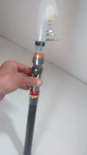 Kit completo vara de pesca 3.60 de comprimento com morinete  arena 4000 mil com linha o.40