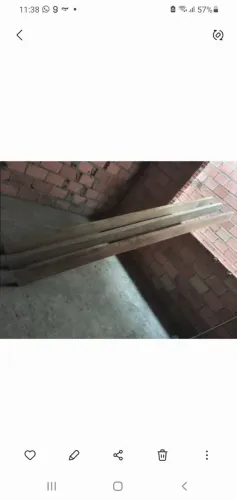 3 pranchas de madeira cambará 5X15 e 3 metros de comprimento