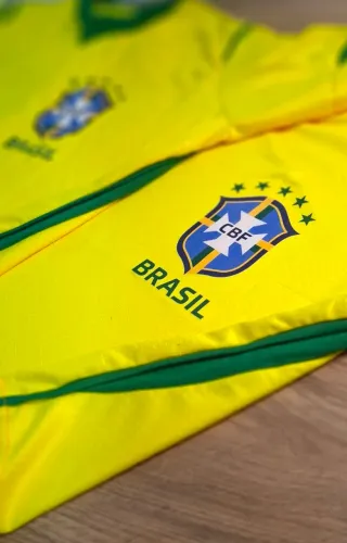 R$ 110,00 CAMISA DO BRASIL 3D ALTO RELEVO