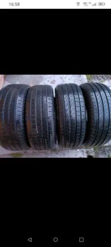 Vendo quatro Pneu Pirelli P7 cinturado 205/55 aro 16