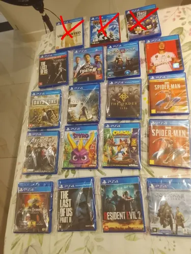 Jogos PS4/PS5 perfeitos promoção 75 reais a unidade qualquer um da sua escolha
