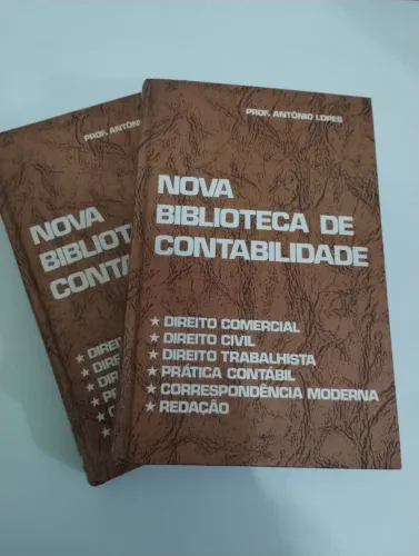 Livros Vol 1 e 2 Nova Biblioteca de Contabilidade, Edição 1978