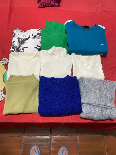 Lote de Roupas (Blusas de frio/ Casaco)