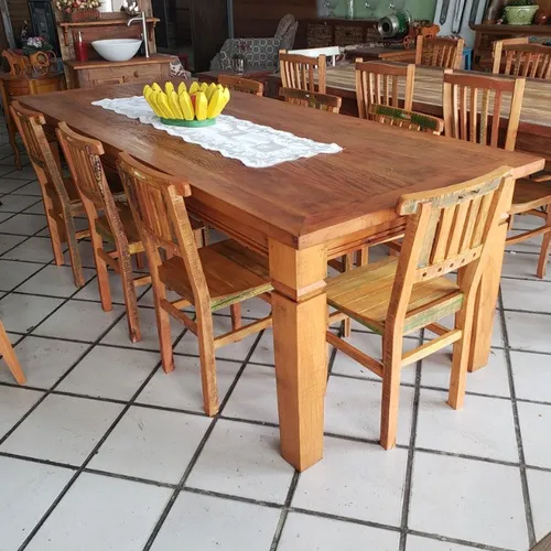 Mesa Semi-Rústica 2,50x1,00