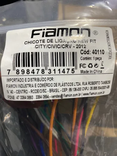 Plug do som linha Honda Civic crv new fit e cit