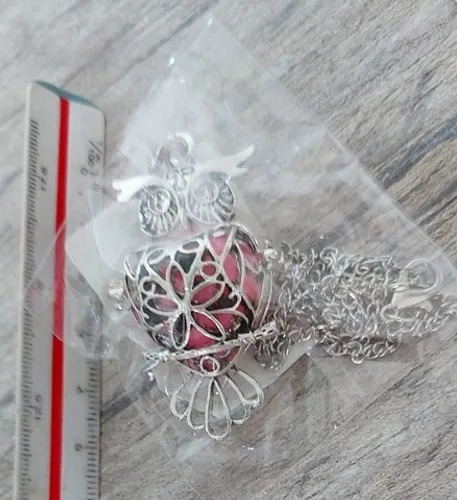 Colar com Pingente de coruja