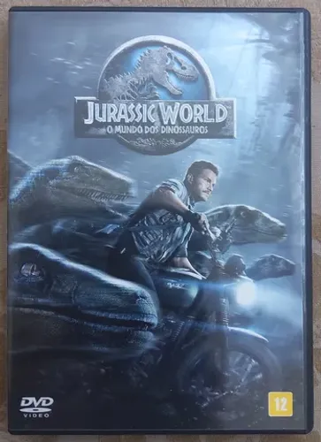 DVD JURASSIC WORLD O MUNDO DOS DINOSSAUROS JURASSIC PARK