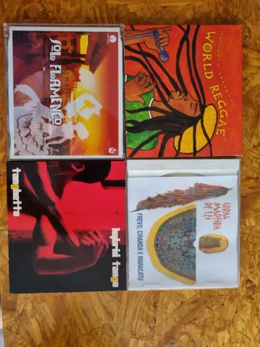 Coletânea 4 CDs música do mundo