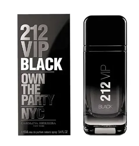 Perfume 212 VIP Black Carolina Herrera Eau de Parfum 100ml Masculino Novo na Caixa Lacrada