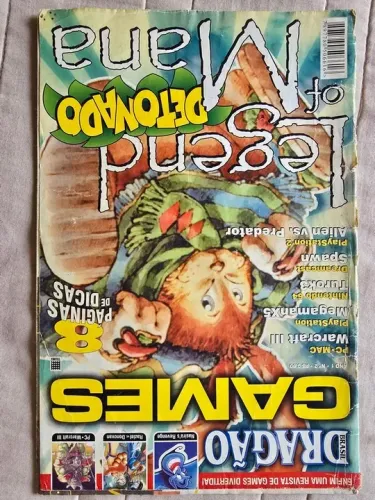 Revista Dragão Brasil Legend of Mana - leia o anuncio