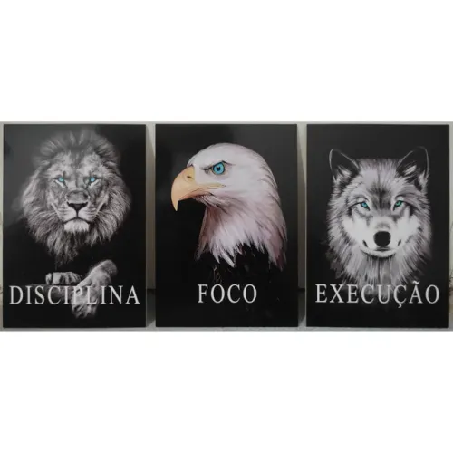 Kit Quadros Decorativos em MDF 7