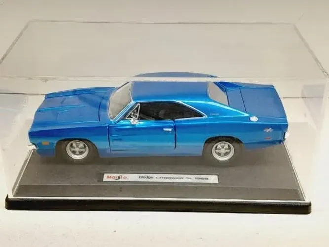 Miniatura Dodge Charger R/t 1969 Maisto 1/24 (base+acrilico)