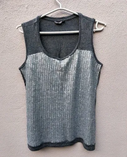 Blusa de Malha com Lantejoulas - Rubinella - Tamanho M