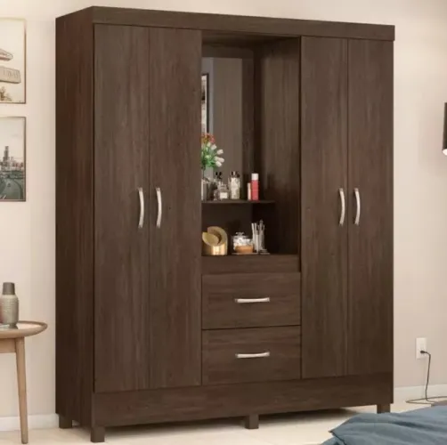 Guarda Roupa casal embalado, entrega e montagem garantida !
