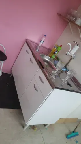 Balcão com pia evidencia 120