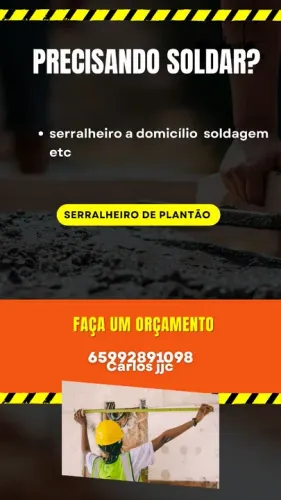 Serralheiro de plantão  soldas etc