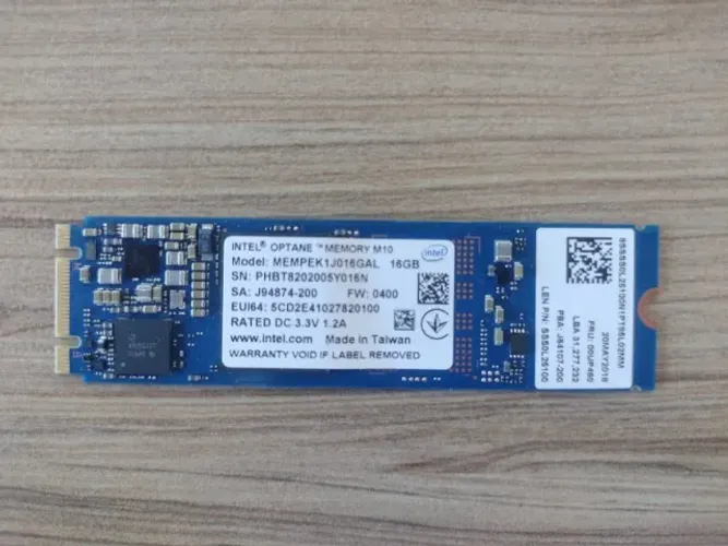 Memória SSD M.2 Intel Optane M10 - 16GB
