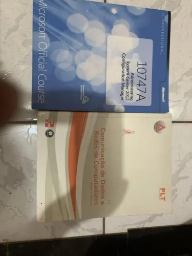 livros comunicação de dados e redes de computadores , administering system center 2012 con