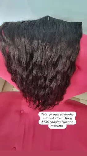 Promoções cabelo humano castanho natural e loiros 