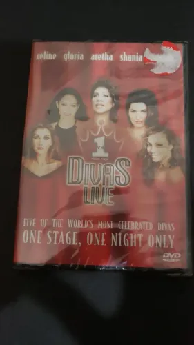 DVD Divas Live ( Celine-Gloria-Aretha-Shania) Lacrado
