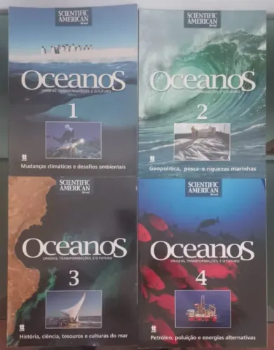 Coleção Oceanos - Origens, Transformações e o Futuro - 4 Volumes