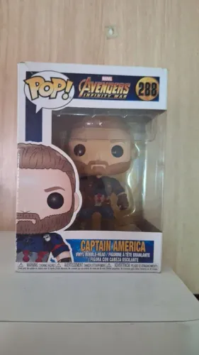 Capitão América (Modelo 288) - Funko Pop Marvel Avengers Infinity War