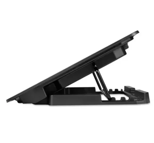 SUPORTE BASE RETRATIL PRA NOTEBOOK 15. ILUMINAÇÃO LED AZUL