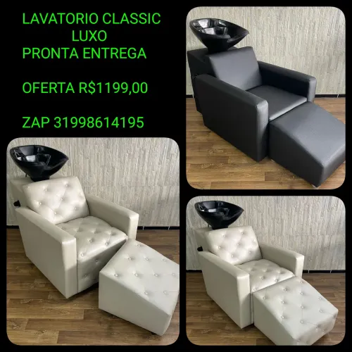 Lavatório de Cabelo Clássico Luxo - Pronta Entrega!