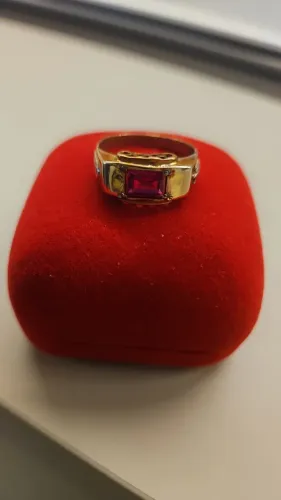 Anel de formatura ouro 18k