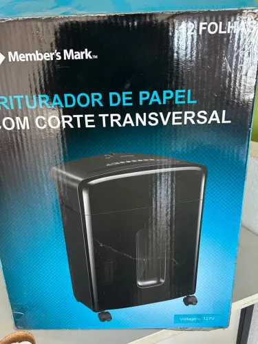 Triturador de papel 12 folhas